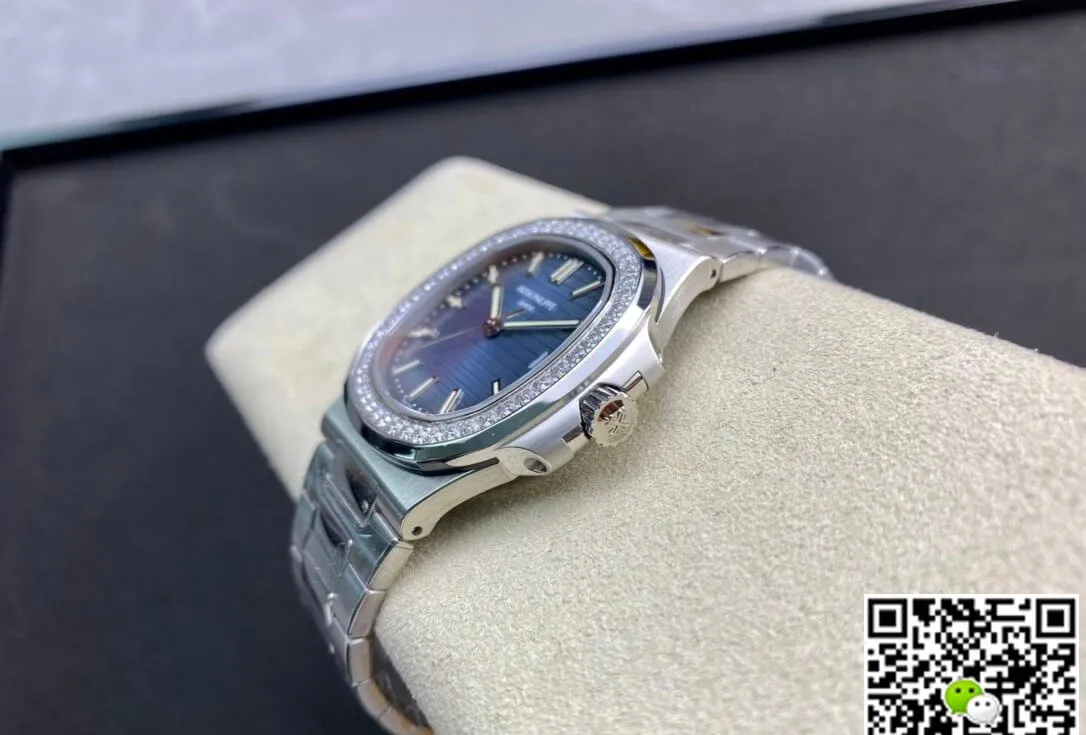 Patek Philippe Nautilus 5713 1G-010 PPF Factory 1:1 Best Edition Replica Watch V4 Blue Dial Swiss Cal.324 SC